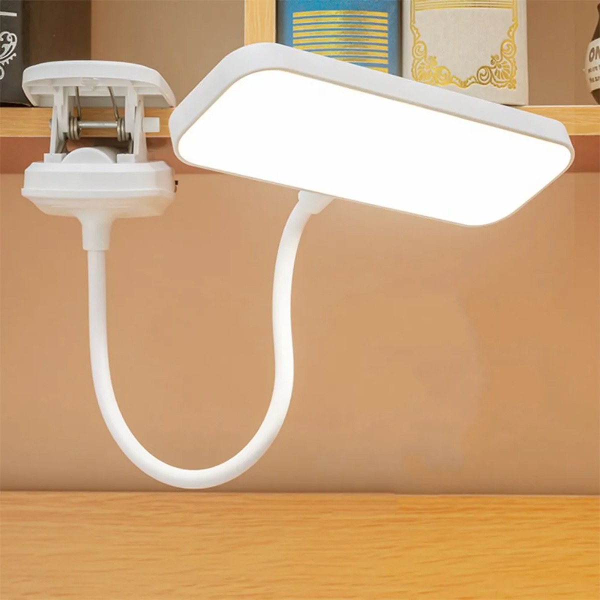 Book Light Flexible - 360 ° 클립형 USB 디밍 가능