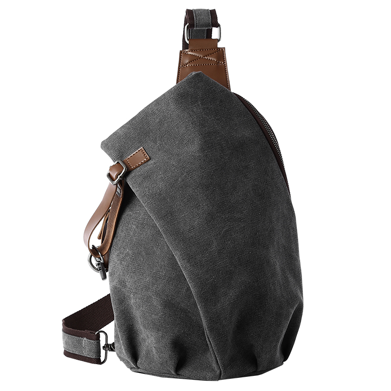 Travel Accessories Men - MTE ELAN 대용량 레트로 캔버스 슬링백