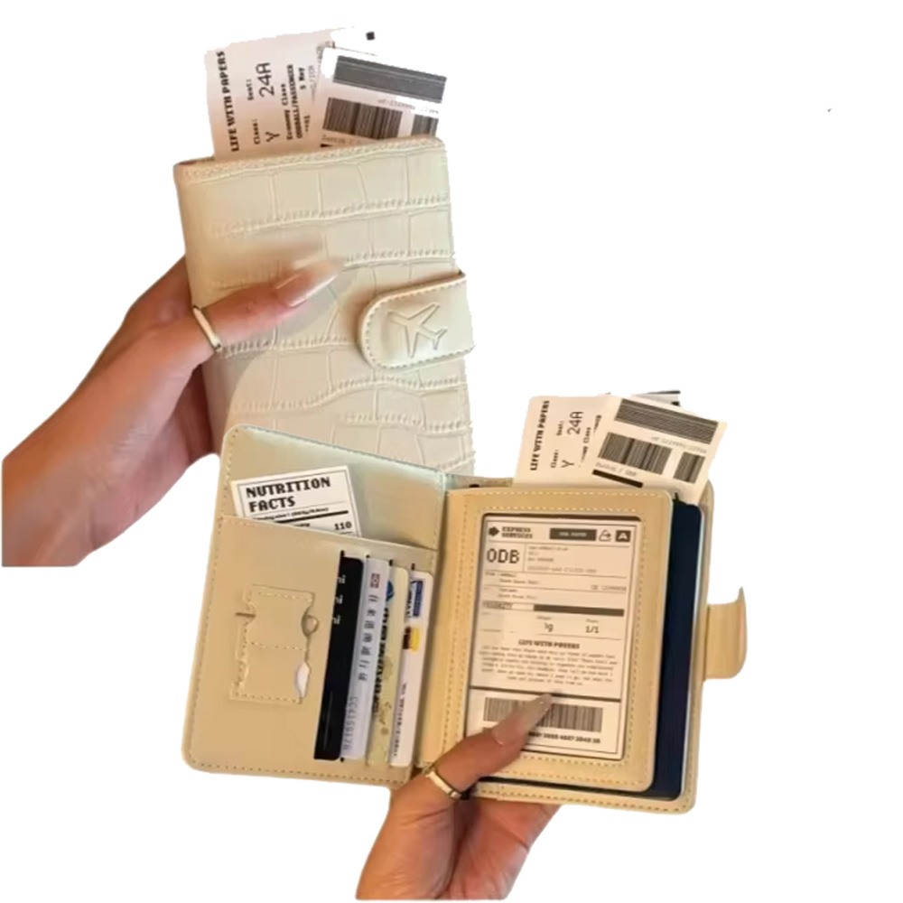 Travel Accessories Comfort - 남녀공용 PU 가죽 여권 커버 -