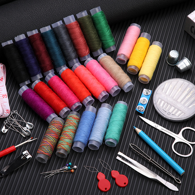 Travel Accessories To Sew - 바느질 키트 초보자 여행자 휴대용 재봉