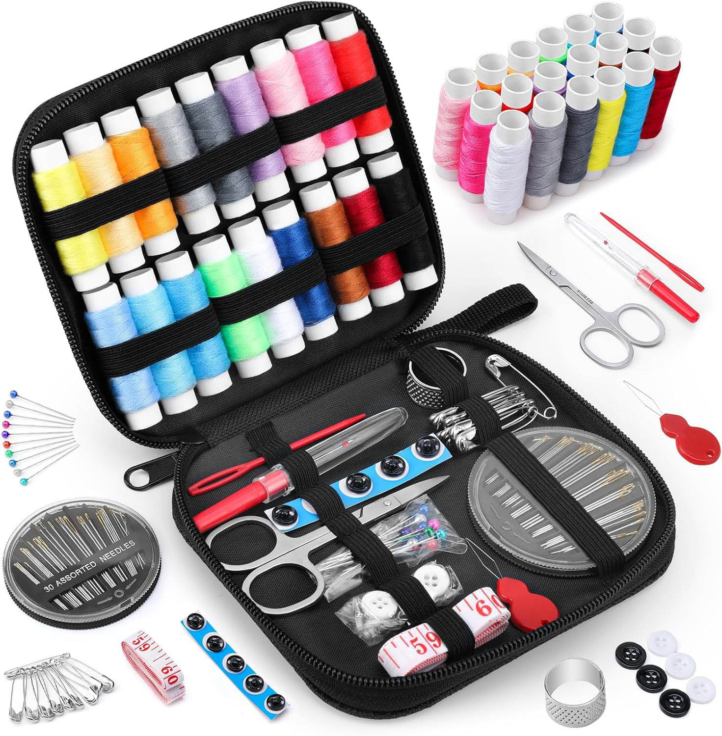 성인과 초보자를 위한 1세트 재봉 키트 - 재봉 액세서 - Travel Accessories To Sew 리뷰 및 가격