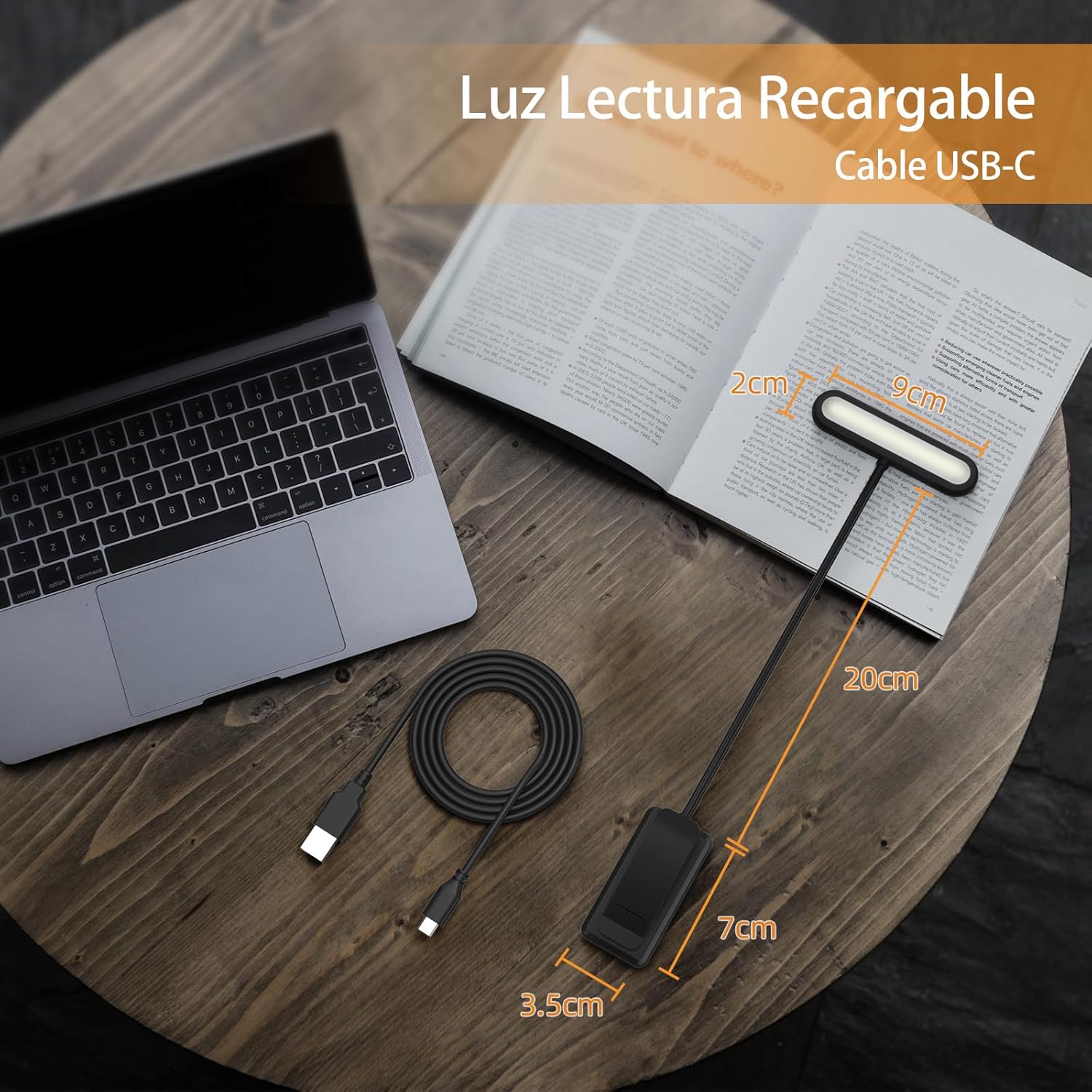 LED 책 빛 독서 등 눈 돌보는 클립 온 USB 충전 - Book Light Flexible 리뷰 및 가격