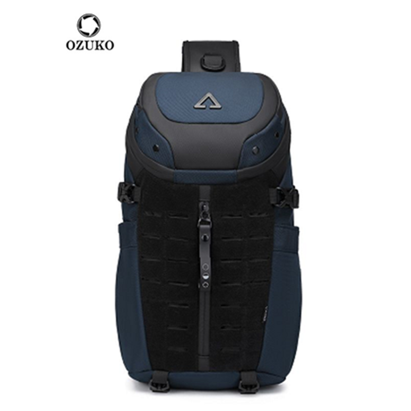 오주코 체스트백 크로스백 남성용 방수 USB 남성 크로 - Travel Accessories Men 리뷰 및 가격