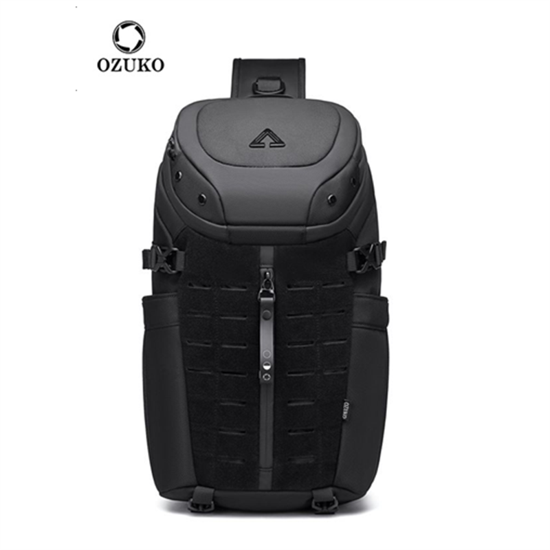 오주코 체스트백 크로스백 남성용 방수 USB 남성 크로 - Travel Accessories Men 리뷰 및 가격