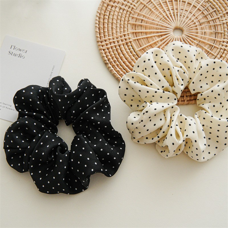 11cm/14cm 도트 헝겊 Scrunchies 여자  - Travel Accessories Girls 리뷰 및 가격