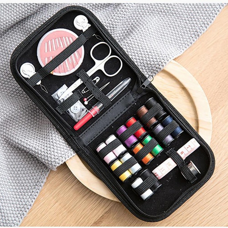 휴대용 재봉 키트 미니 여행 가정용 재봉 상자 세트,  - Travel Accessories To Sew 리뷰 및 가격