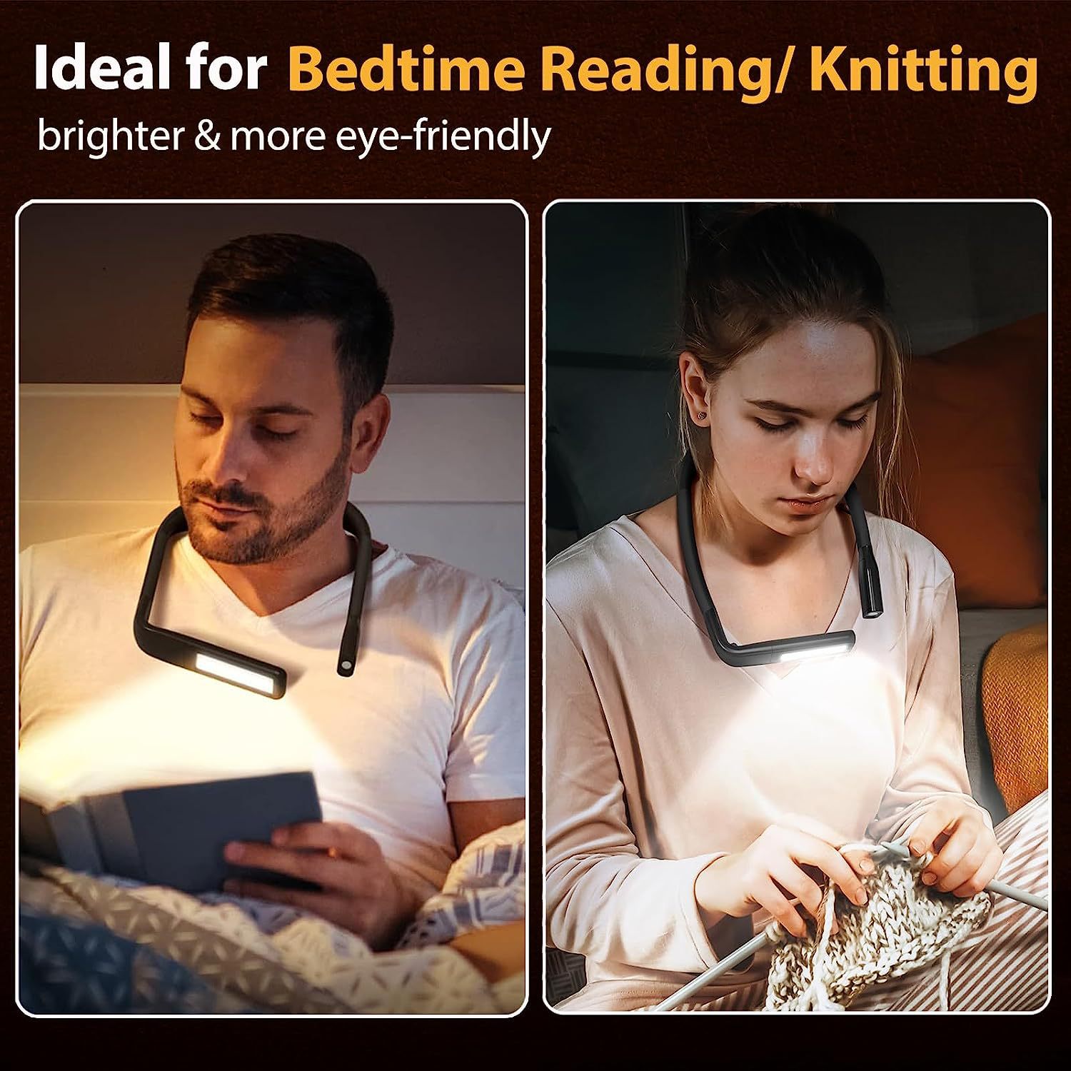 LED 목걸이 독서등 충전식 유연한 독서 램프 구부릴  - Book Light Flexible 리뷰 및 가격