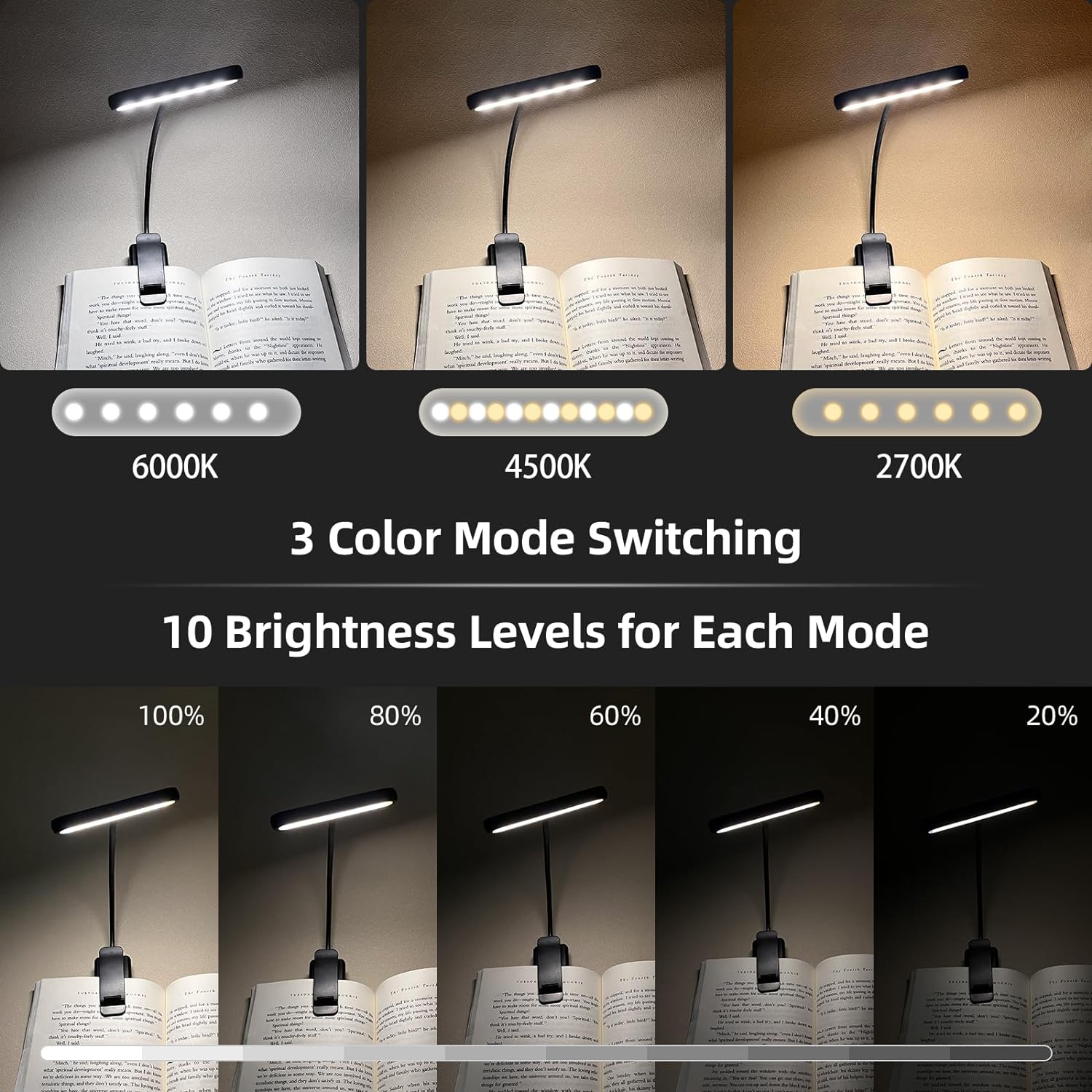 14Leds 책 조명 USB 충전식 독서등 따뜻한 차가 - Book Light Flexible 리뷰 및 가격