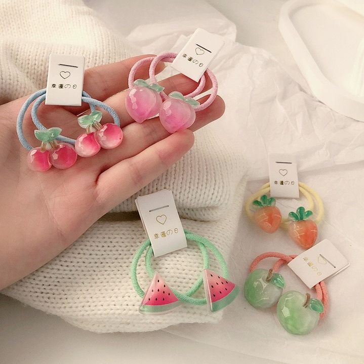어린이 당근 머리끈 5쌍 미끄럼 방지 탄력 머리띠 소녀 - Travel Accessories Girls 리뷰 및 가격