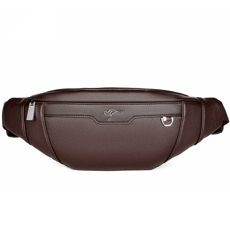 비즈니스 가죽 허리 가방 다기능 운동 여행 러닝 크로스 - Travel Accessories Men 리뷰 및 가격