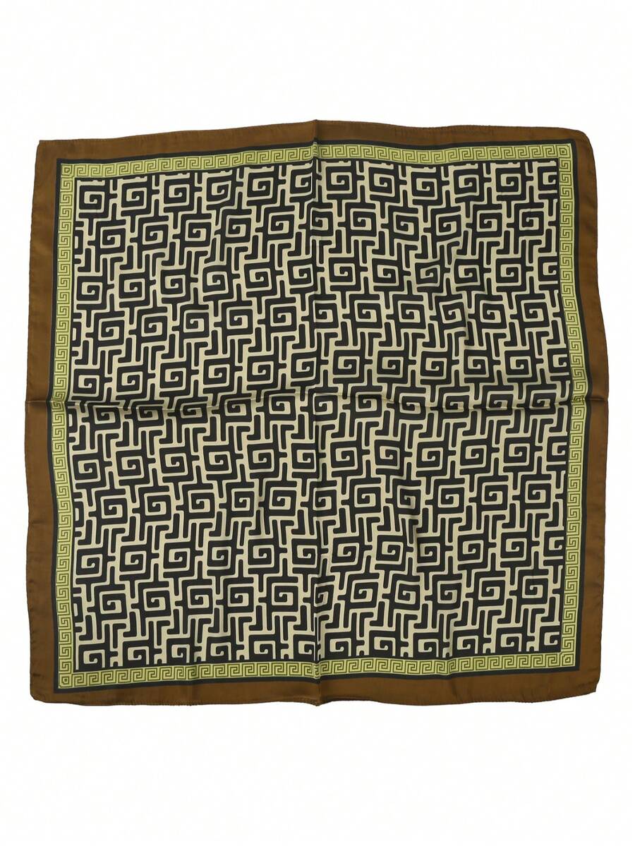 1pc 봄/여름 신상 오렌지 꽃무늬 스카프, 70cm  - Travel Accessories New 리뷰 및 가격