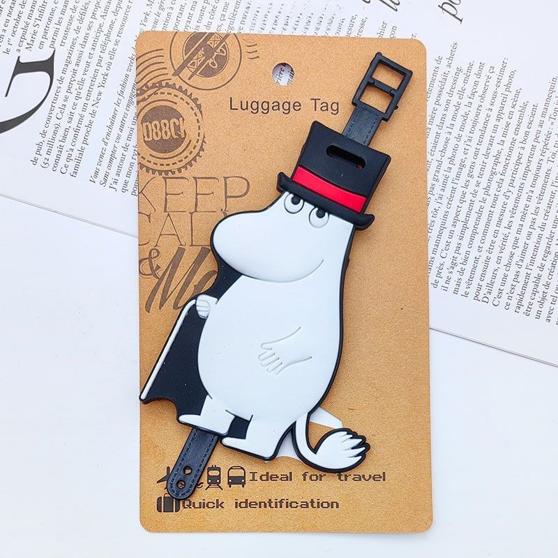 새로운 무민 러기지 태그 펜던트 고급 만화 캐릭터 인형 - Travel Accessories New 리뷰 및 가격