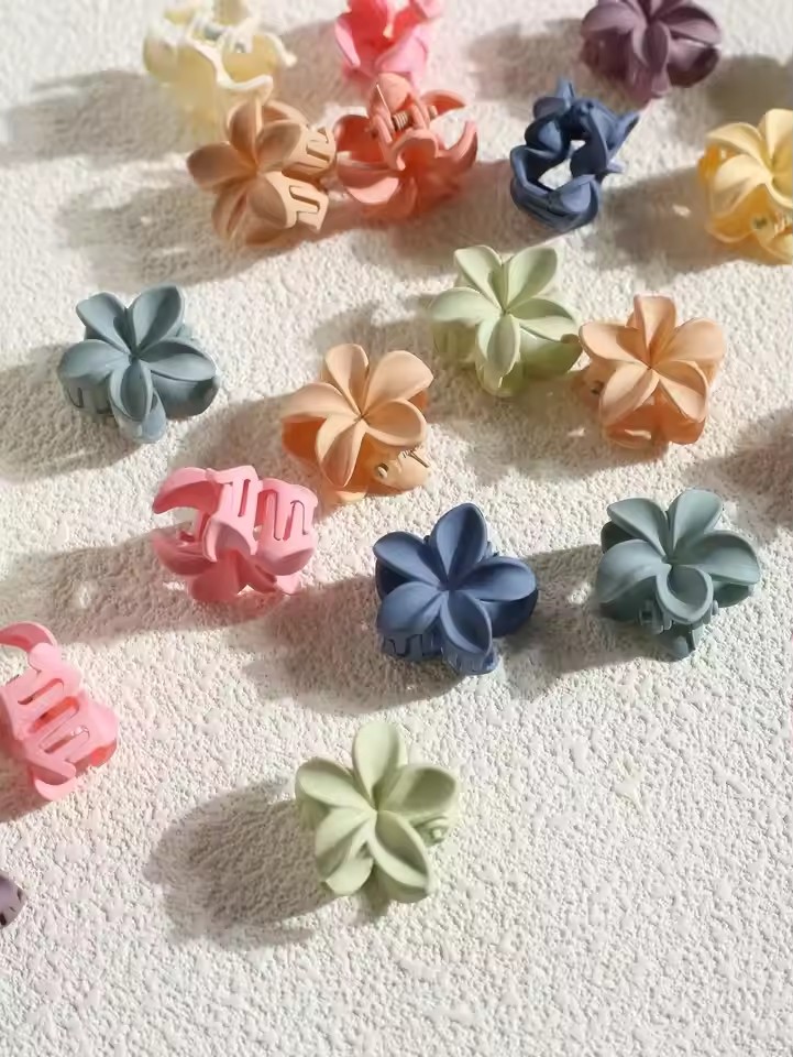 10/15pcs 4cm 헤어 클로 클립 달콤한 색상 혼 - Travel Accessories Girls 리뷰 및 가격
