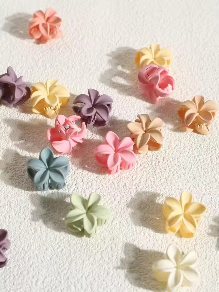 10/15pcs 4cm 헤어 클로 클립 달콤한 색상 혼 - Travel Accessories Girls 리뷰 및 가격