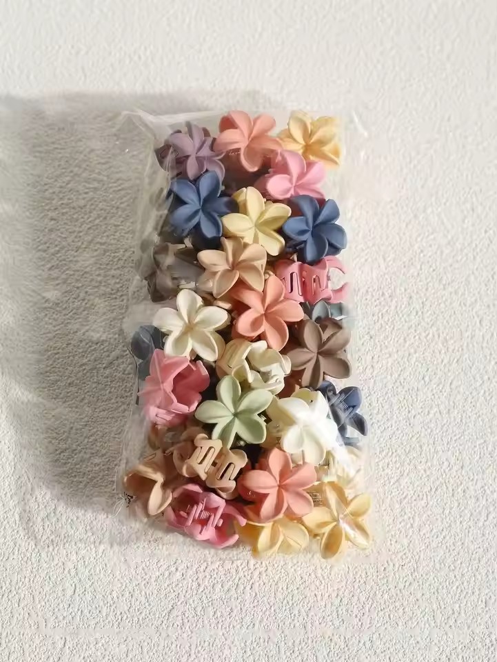 10/15pcs 4cm 헤어 클로 클립 달콤한 색상 혼 - Travel Accessories Girls 리뷰 및 가격