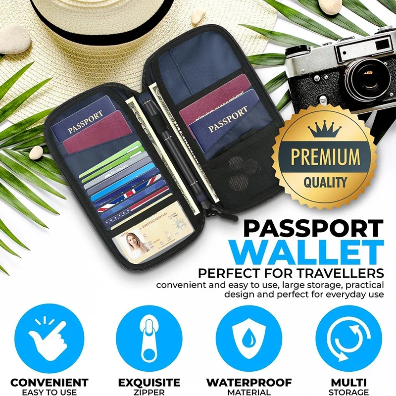경량 가족 여행 여권 커버 지갑 여성 남성을위한 분리형 - Travel Accessories Comfort 리뷰 및 가격