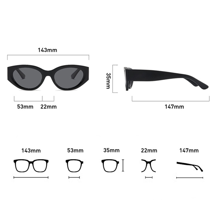 여성 남성 클래식 캣아이 편광 선글라스 고품질 프레임  - Travel Accessories Men 리뷰 및 가격