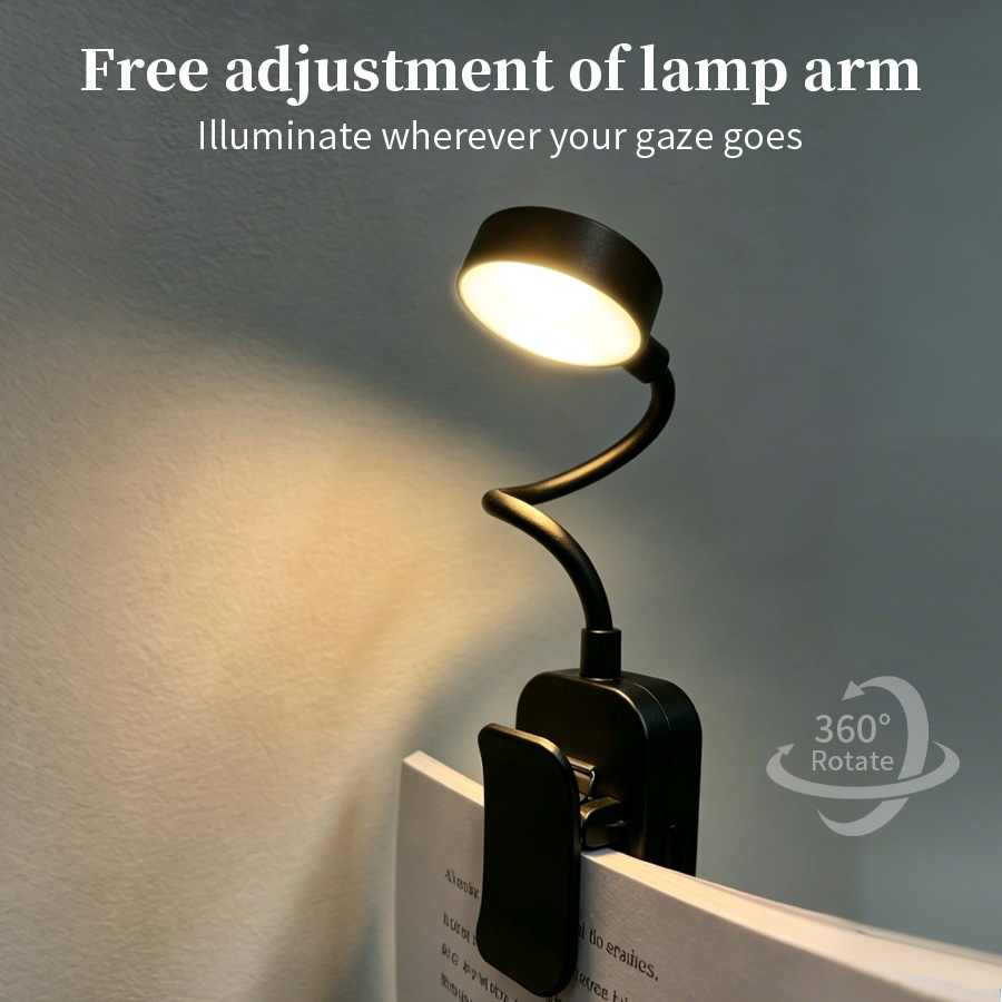 LED 책상 램프 충전식 클립형 책 조명 눈 보호 휴대 - Book Light Flexible 리뷰 및 가격