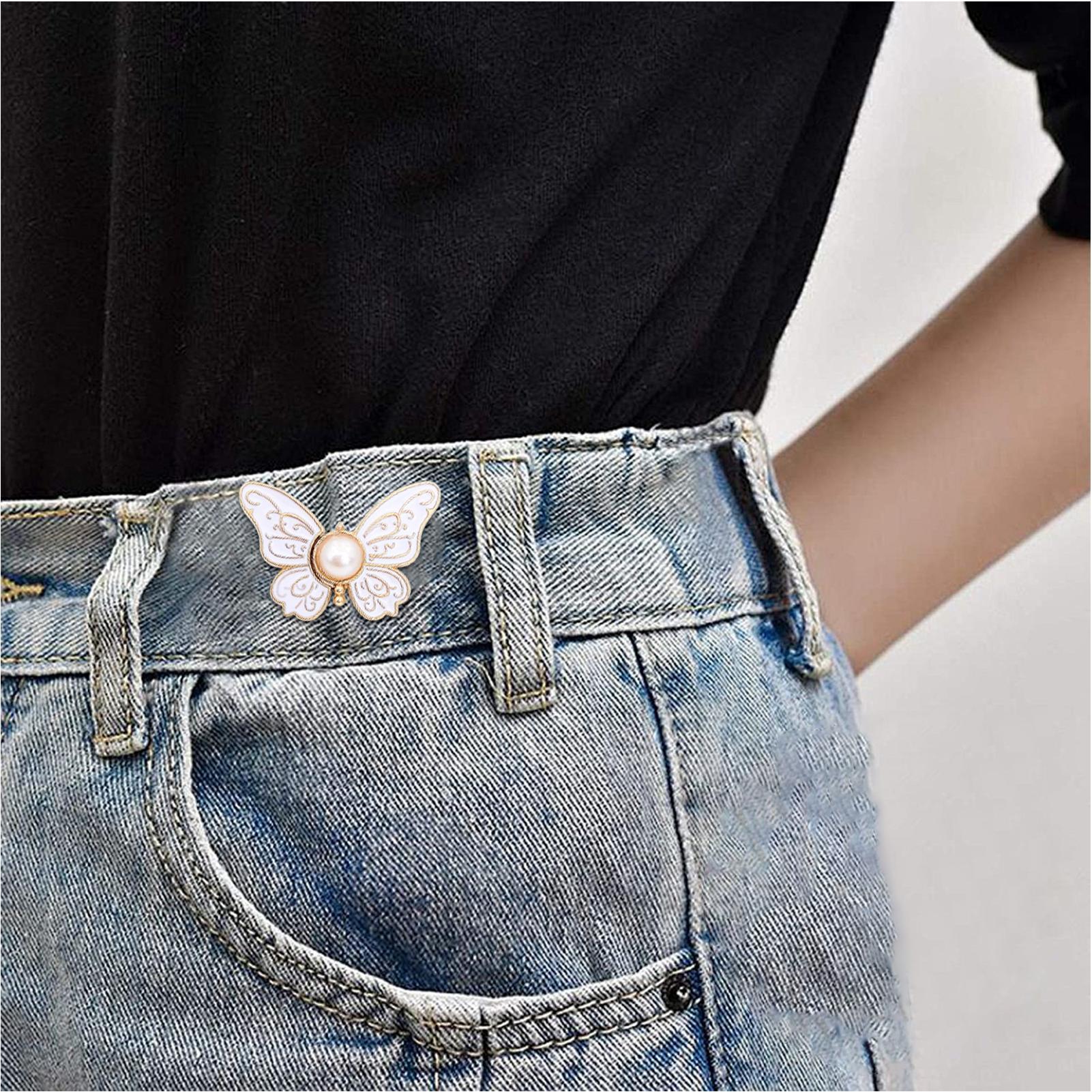 나비형 청바지 버튼 조절 가능 클립, 바지 스커트 허리 - Travel Accessories To Sew 리뷰 및 가격