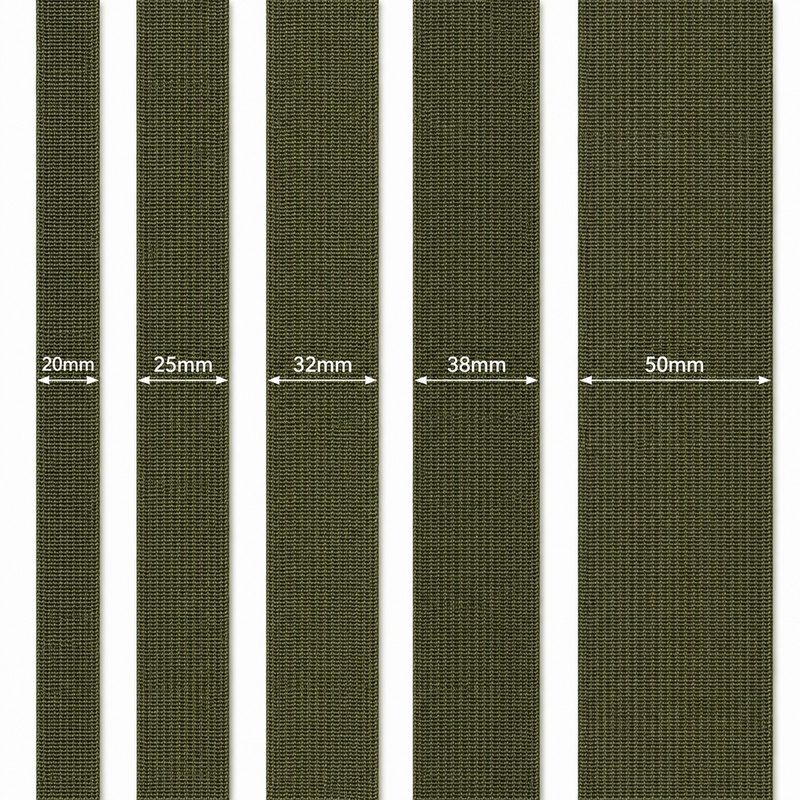 2-10M 20-50mm 나일론 웨빙 테이프 육군 녹색 - Travel Accessories To Sew 리뷰 및 가격