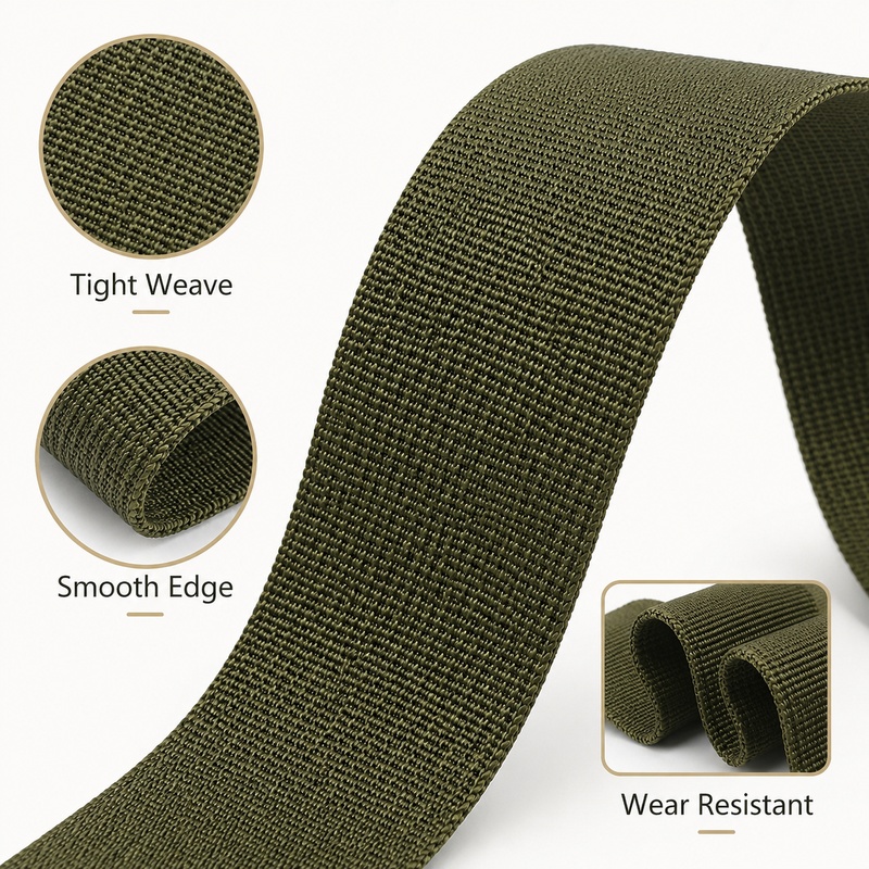2-10M 20-50mm 나일론 웨빙 테이프 육군 녹색 - Travel Accessories To Sew 리뷰 및 가격