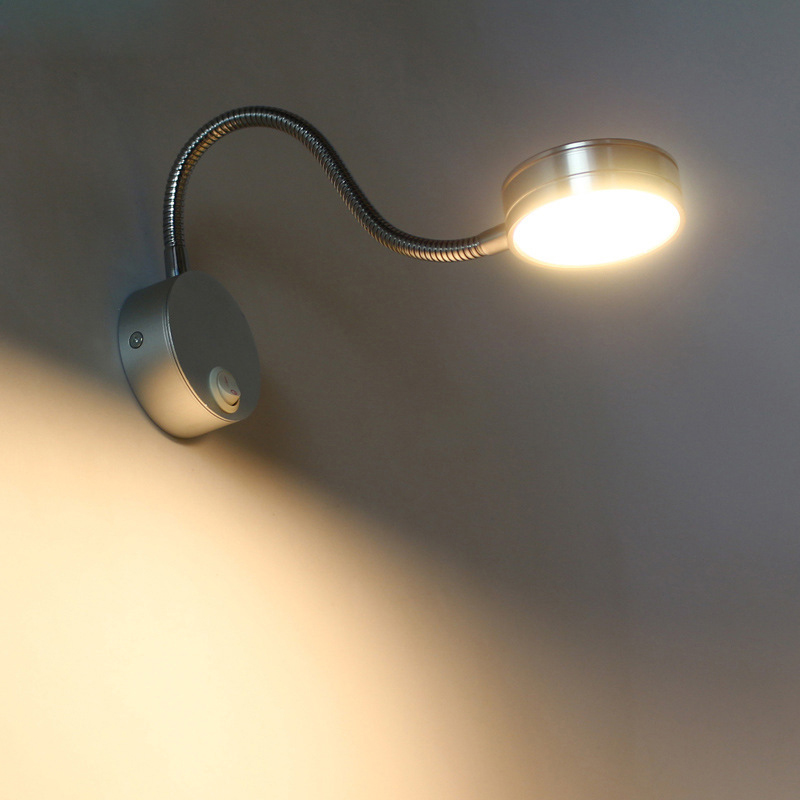 구즈넥 독서용 벽등 LED 3W 스위치 포함 유연 조절 - Book Light Flexible 리뷰 및 가격