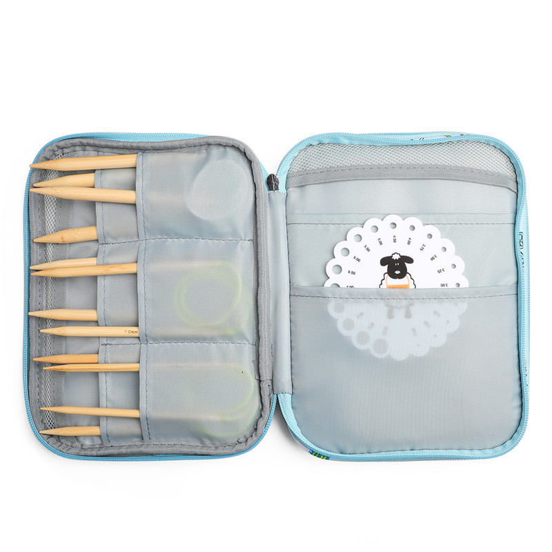 빈 뜨개질 바늘 케이스 여행용 보관 주최자 원형 뜨개질 - Travel Accessories To Sew 리뷰 및 가격