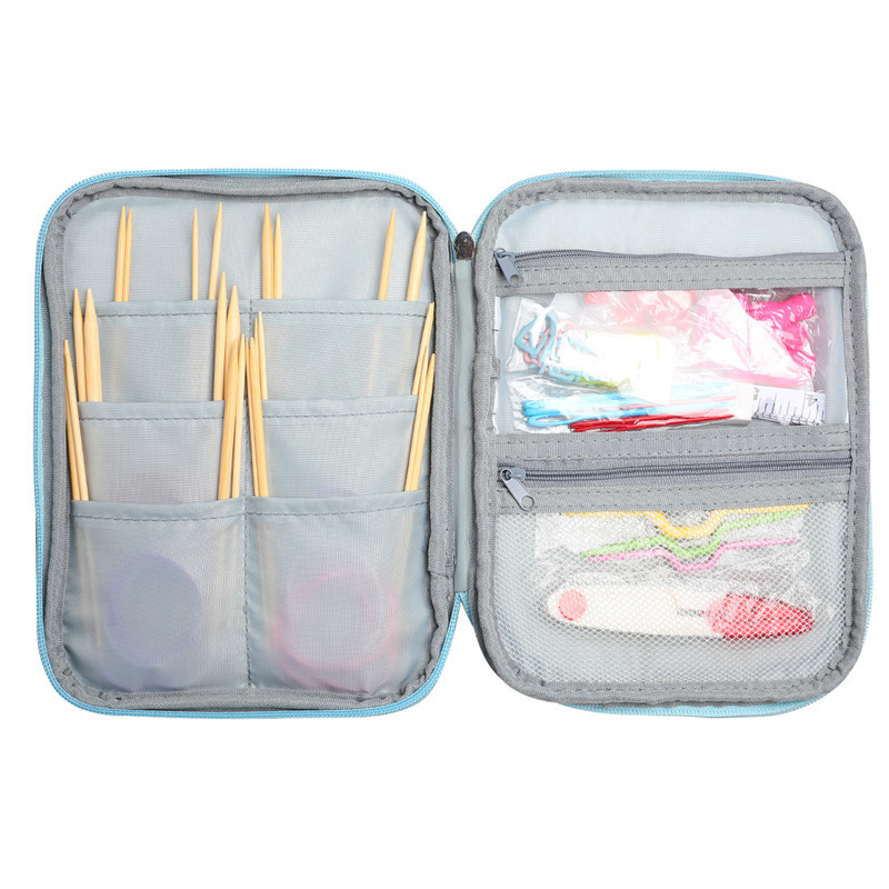 빈 뜨개질 바늘 케이스 여행용 보관 주최자 원형 뜨개질 - Travel Accessories To Sew 리뷰 및 가격