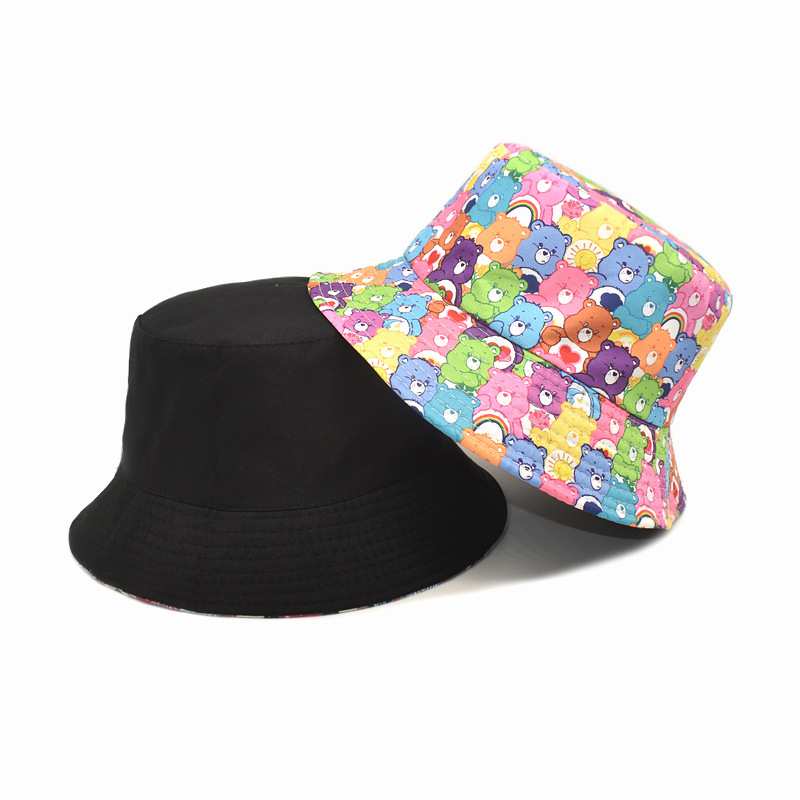 새로운 귀여운 만화 캐릭터 케어베어 낚시꾼 모자 양면  - Travel Accessories New 리뷰 및 가격