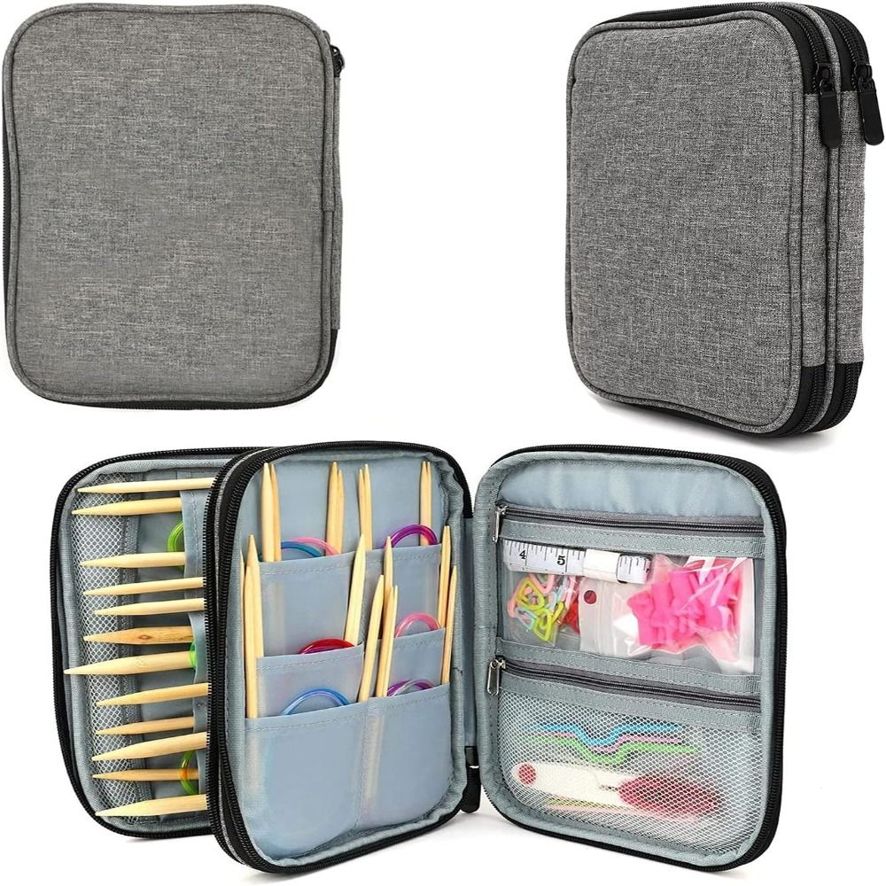 뜨게 바늘 케이스, 휴대용 크로셰 바늘 케이스, 여행  - Travel Accessories To Sew 리뷰 및 가격